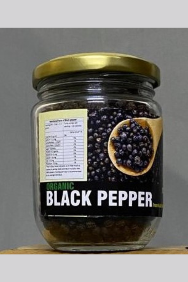 Organic black pepper